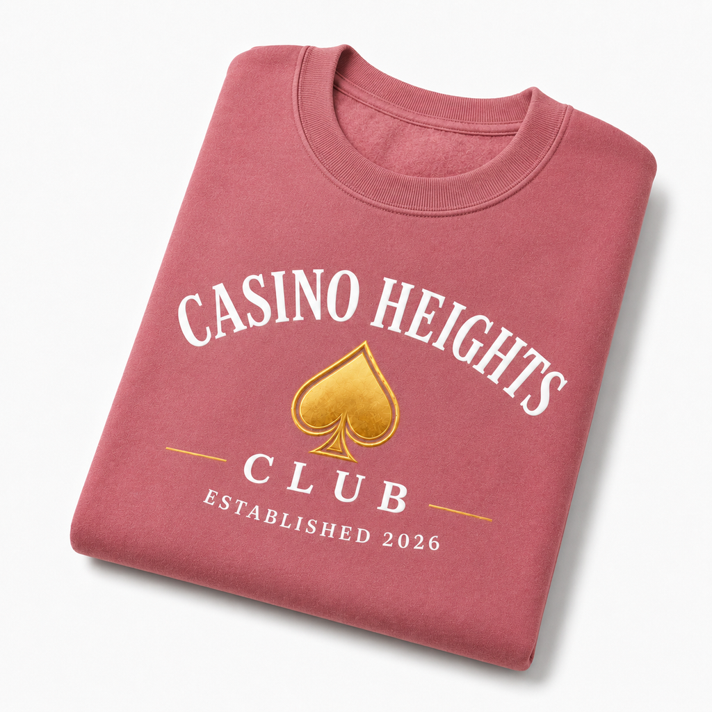 Rose Casino Heights Club Crewneck Sweatshirt