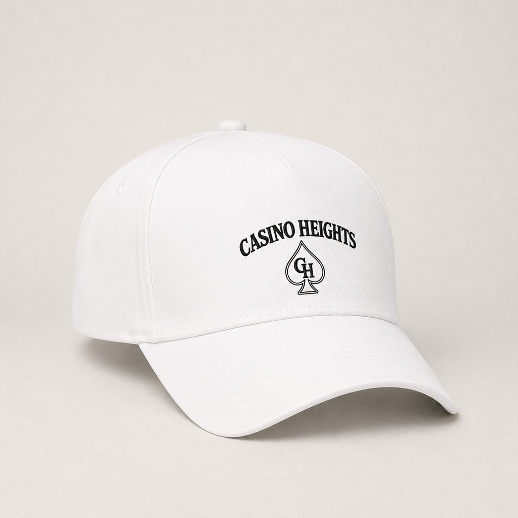 Casino Heights Spade Hat white