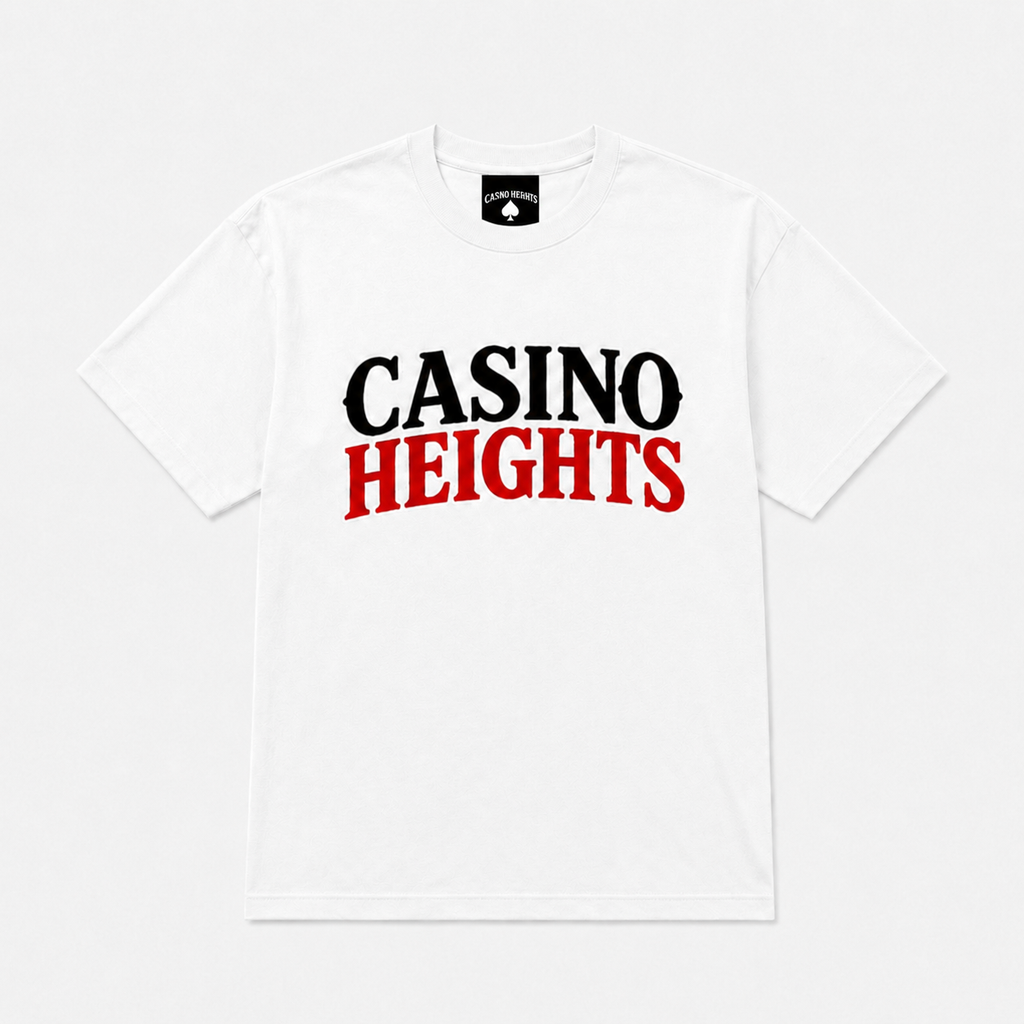 Casino Heights Signature Logo T-Shirt – White