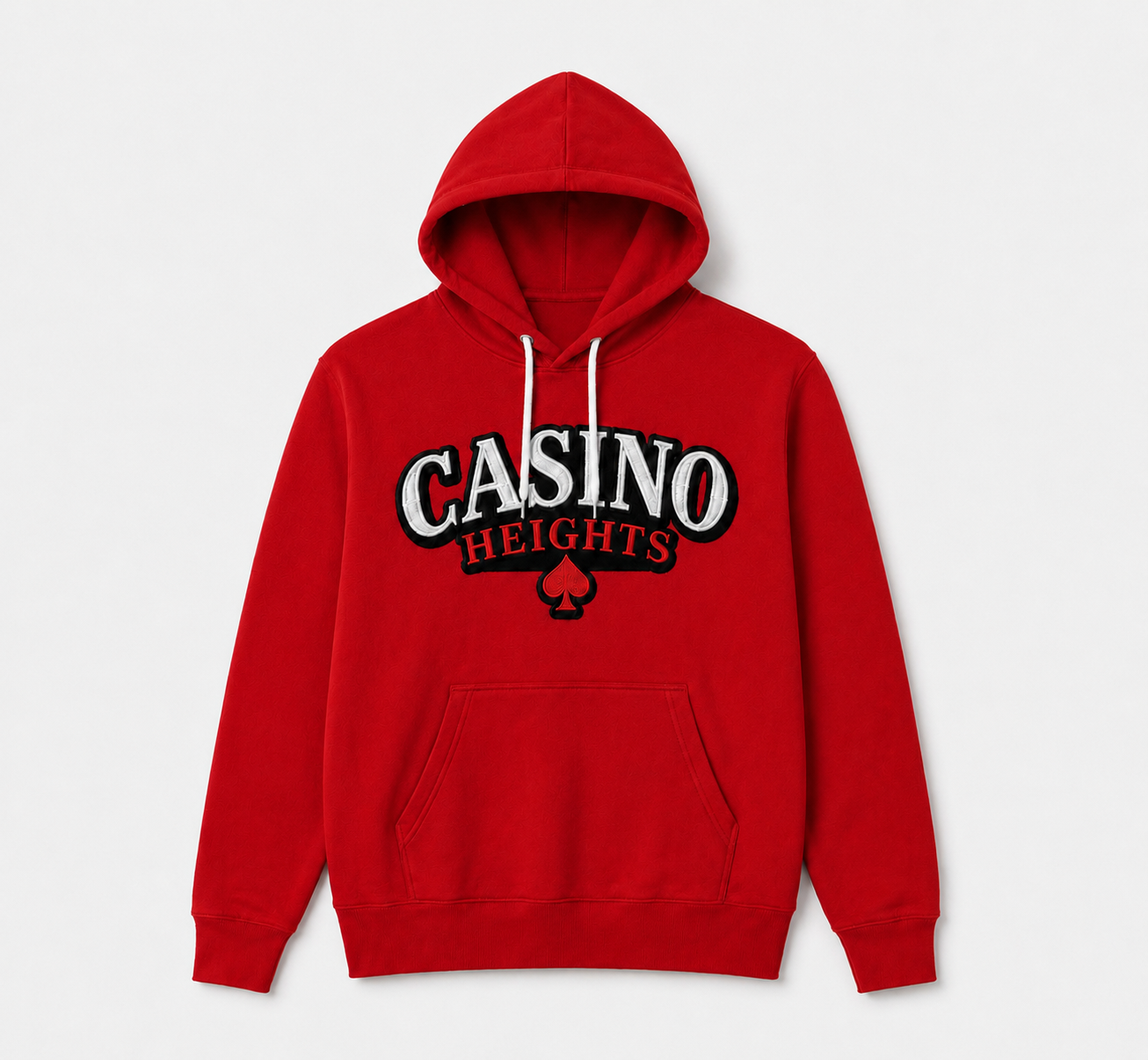 Casino Heights Classic Logo Hoodie – Red