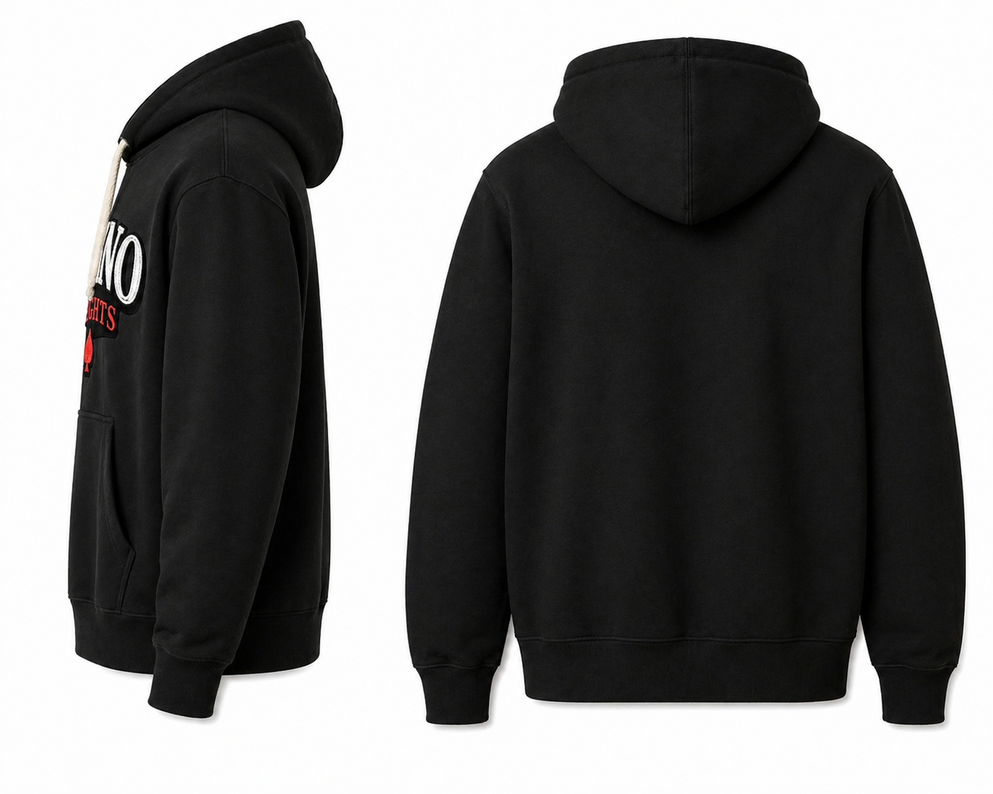 Casino Heights Classic Logo Hoodie – Black