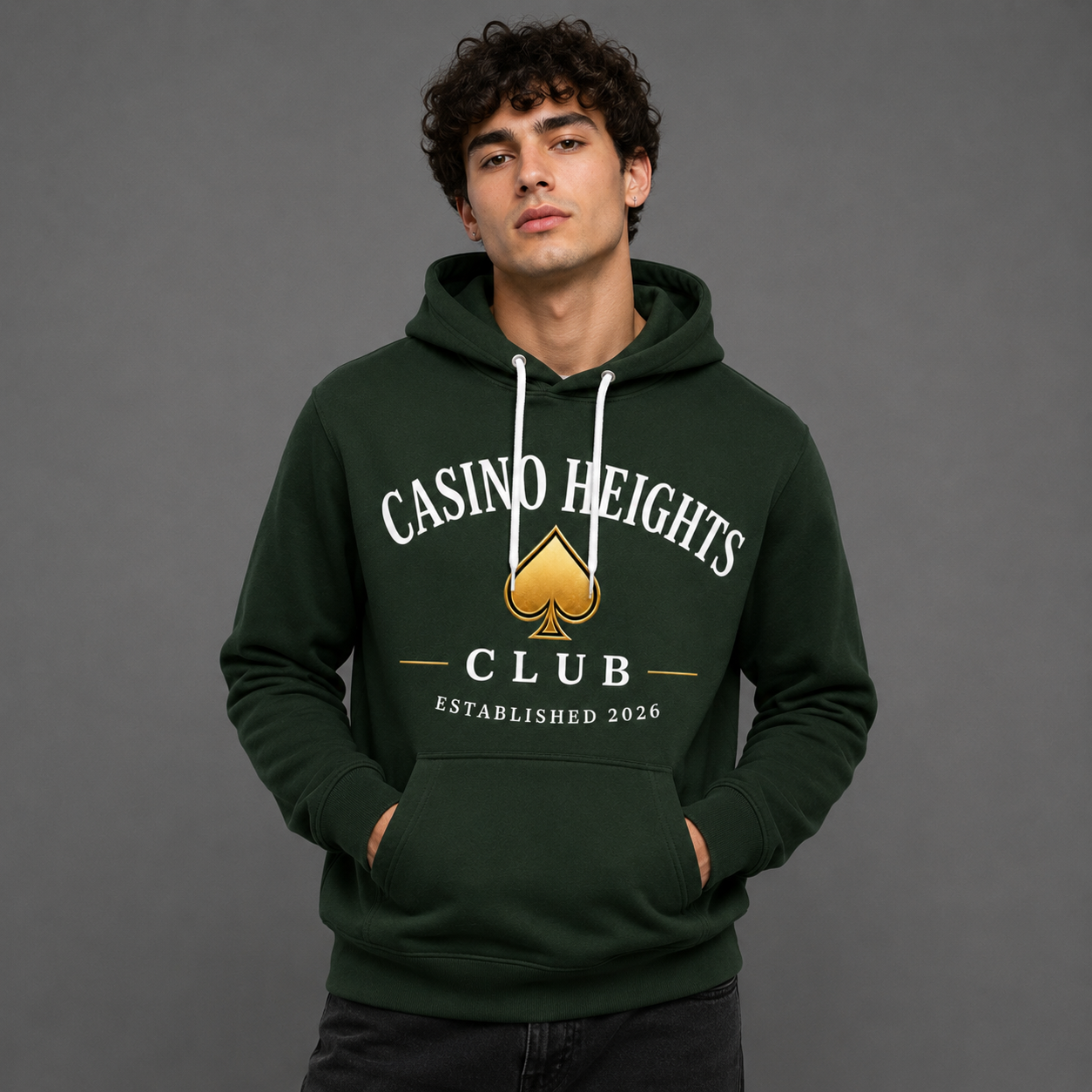 Forest Green Casino Heights Club Hoodie