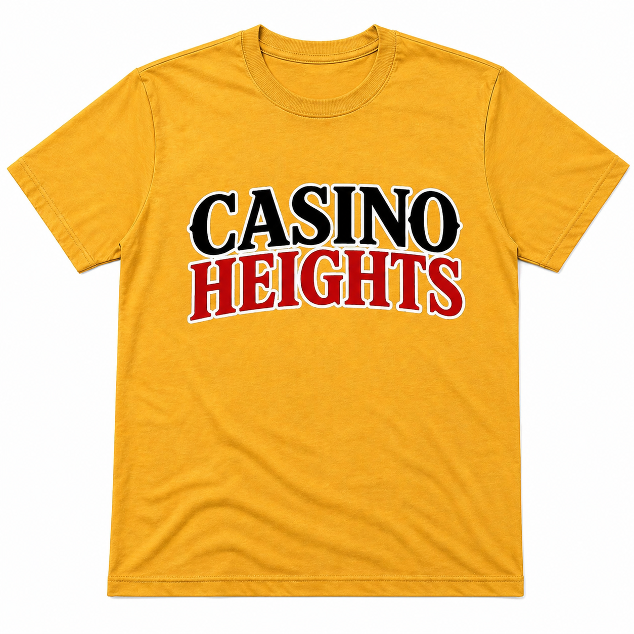 Casino Heights Signature Logo T-Shirt – Gold