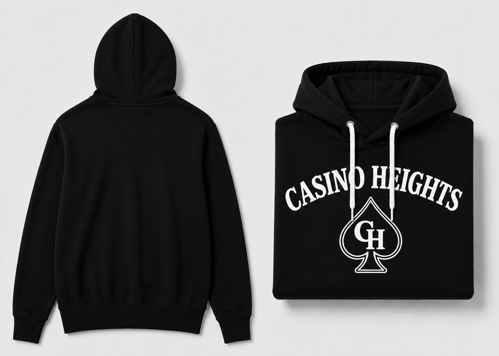 Casino Heights Staple Hoodie - Black