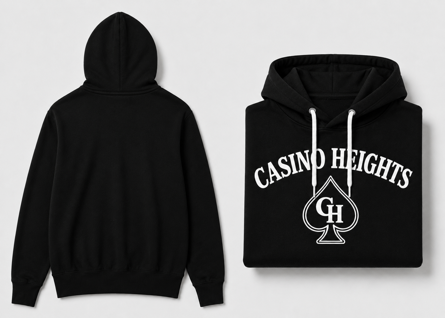 Casino Heights Staple Hoodie - Black