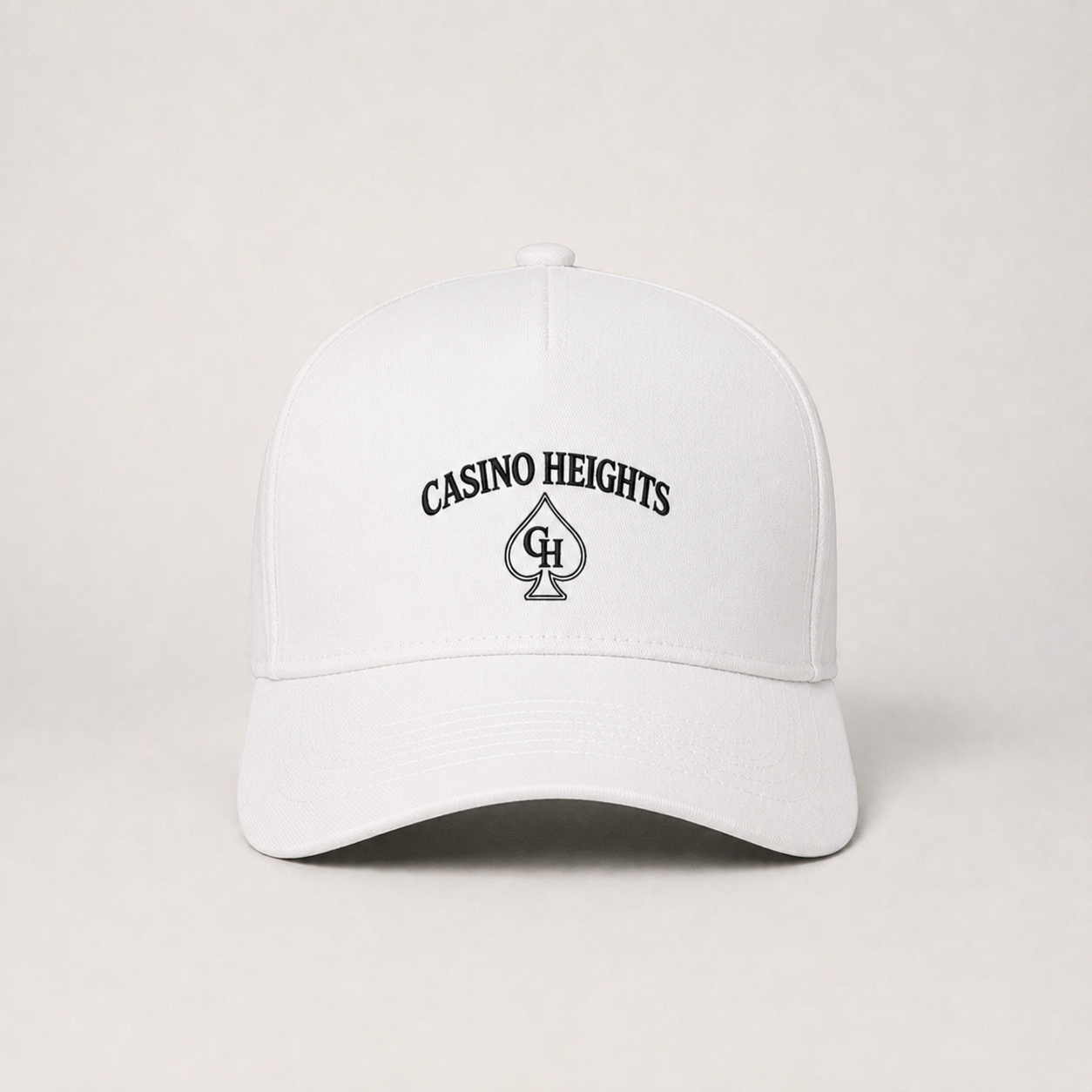 Casino Heights Spade Hat white