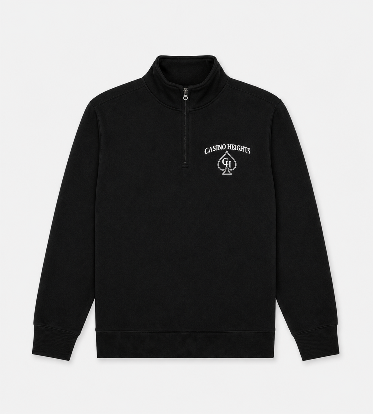 Casino Heights Quarter Zip - Black