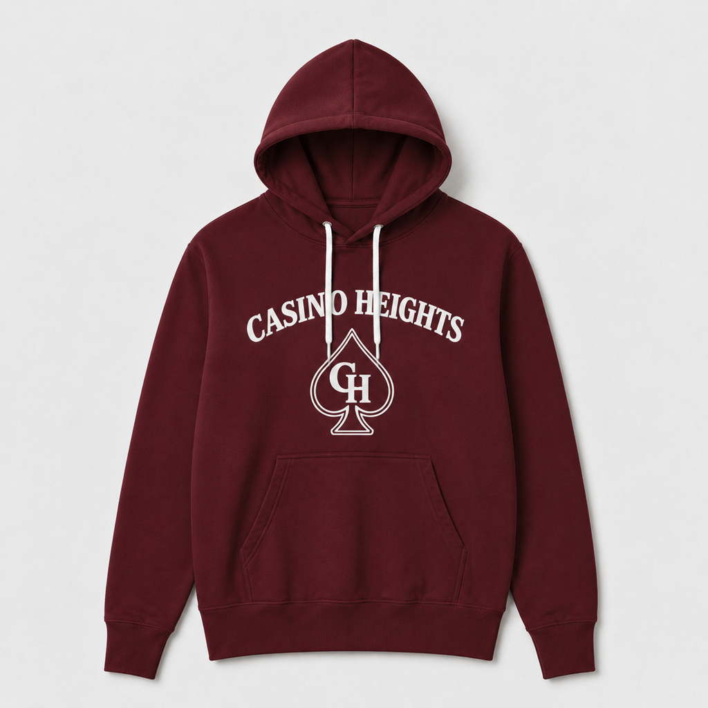 Casino Heights Staple Hoodie - Maroon