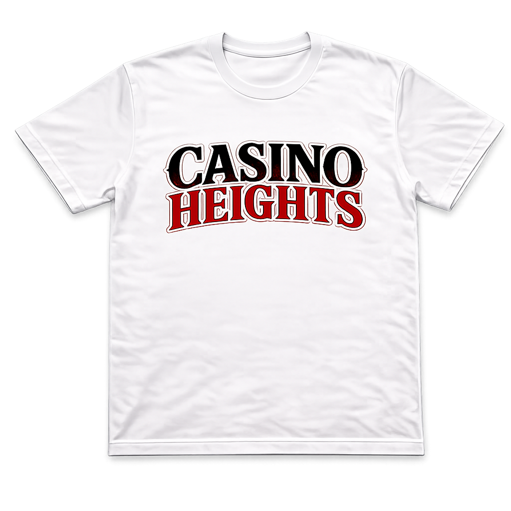 Casino Heights Signature Logo T-Shirt – White