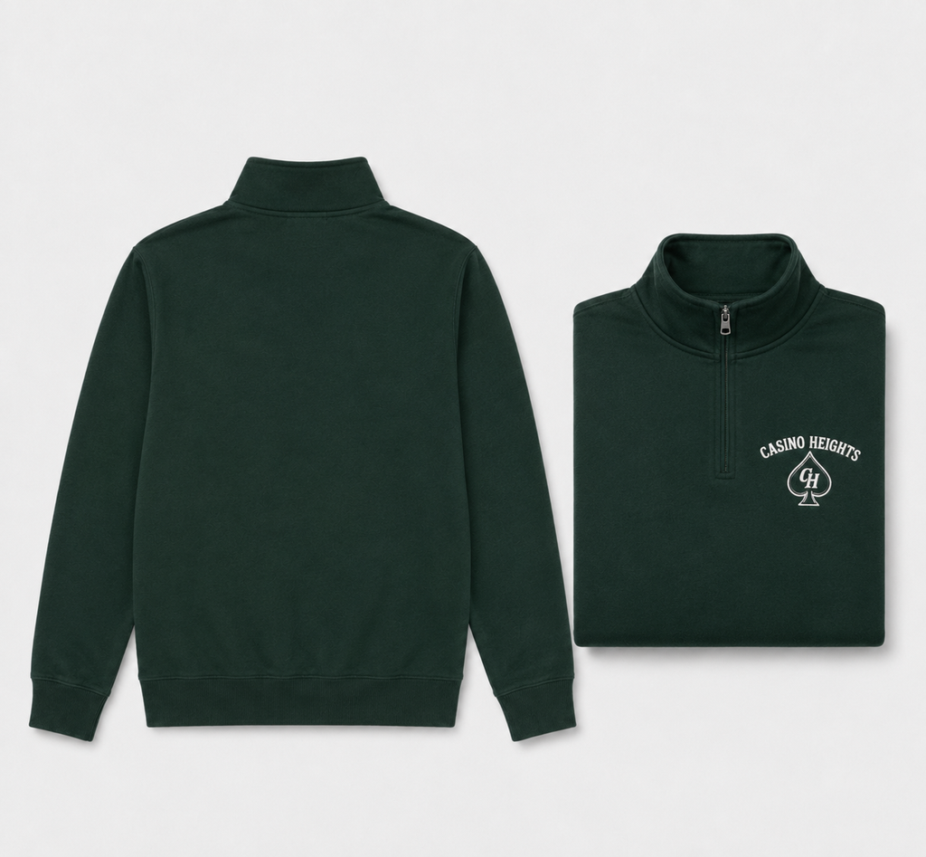 Casino Heights Quarter Zip - Pine