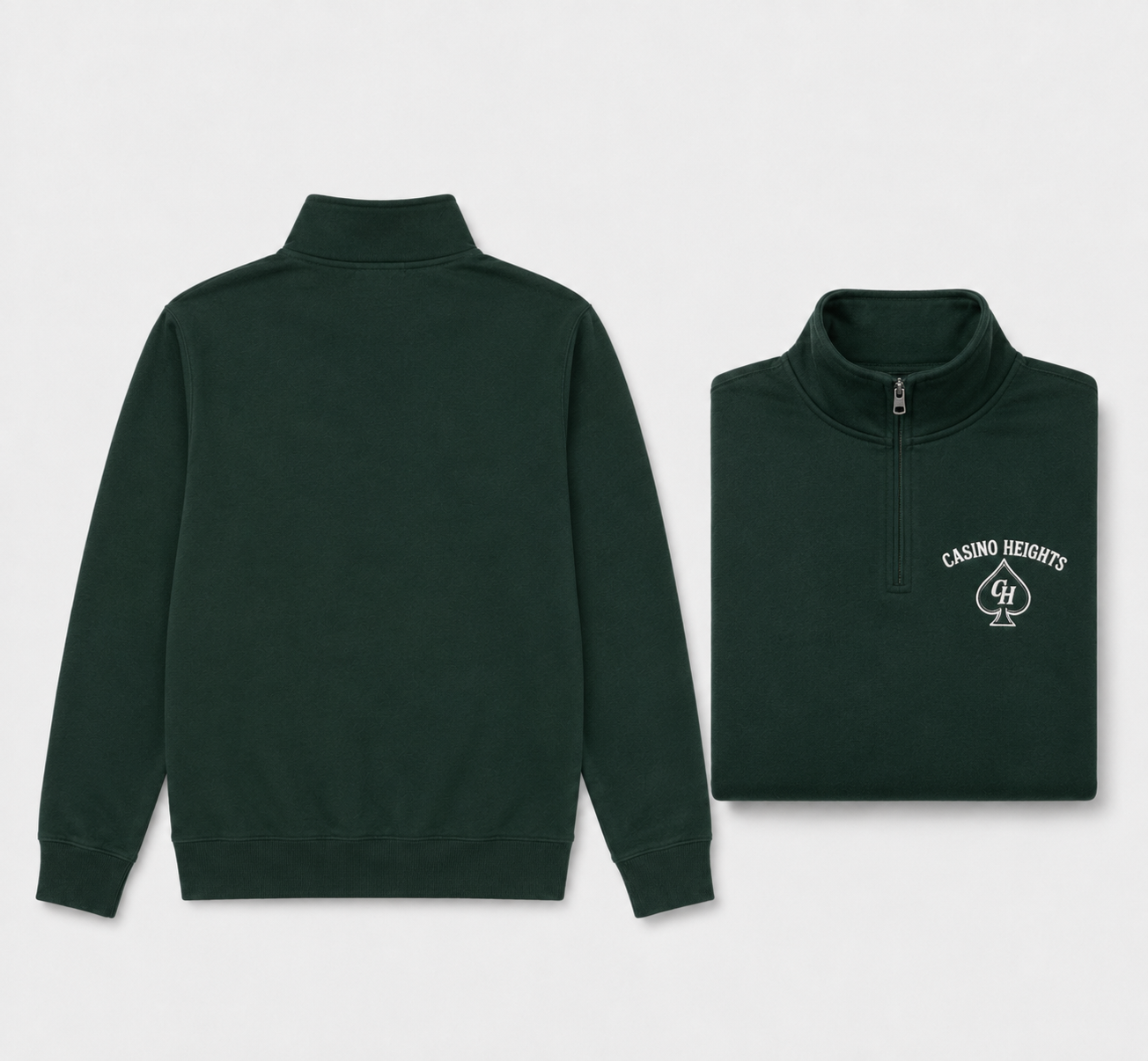 Casino Heights Quarter Zip - Pine