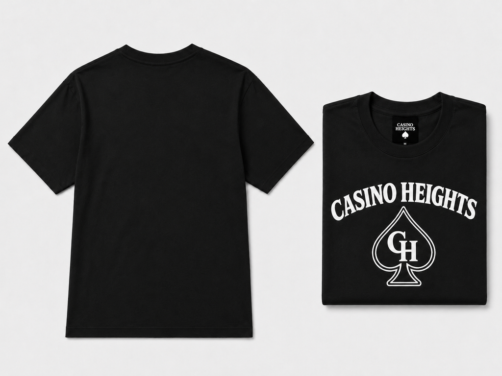 Casino Heights Staple Tee - Black