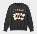 Casino Heights Royal Flush Crewneck Sweatshirt – charcoal