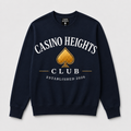 Casino Heights Club Navy Blazer Crewneck Sweatshirt