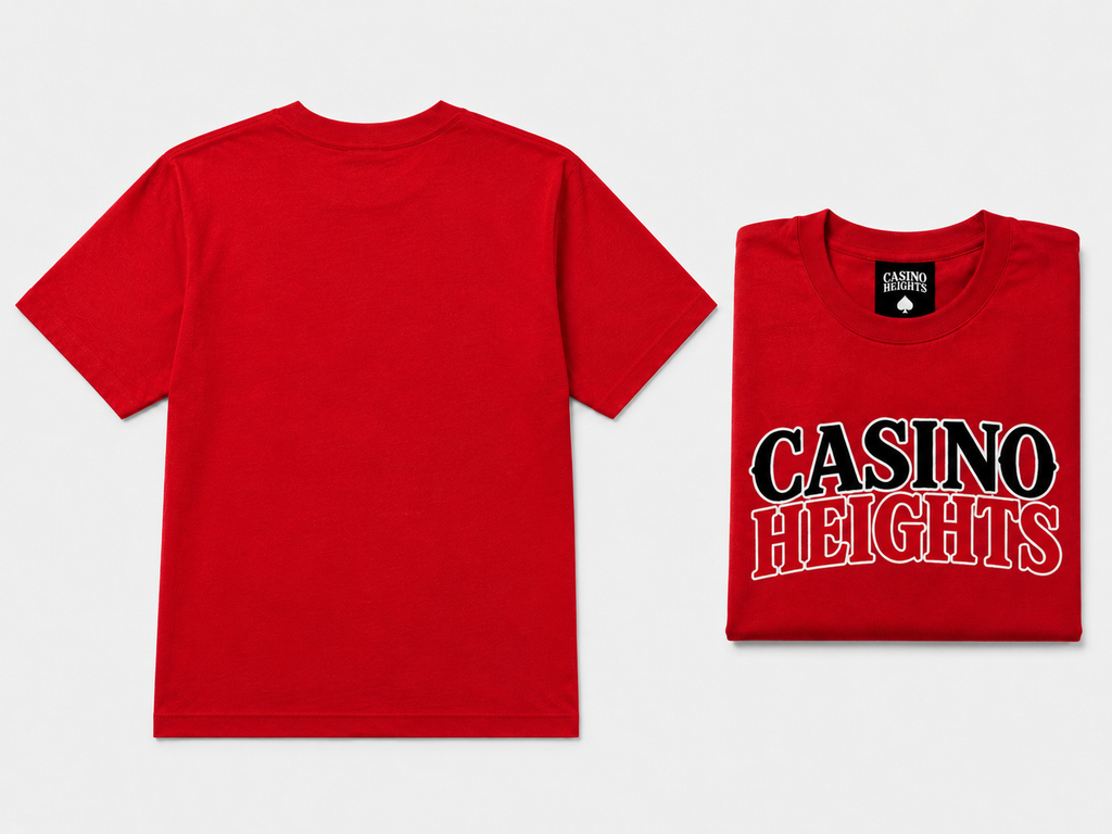 Casino Heights Signature Logo T-Shirt Red