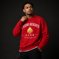 Red Casino Heights Club Crewneck Sweatshirt