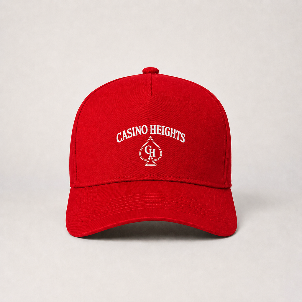 Casino Heights Spade Hat - Red