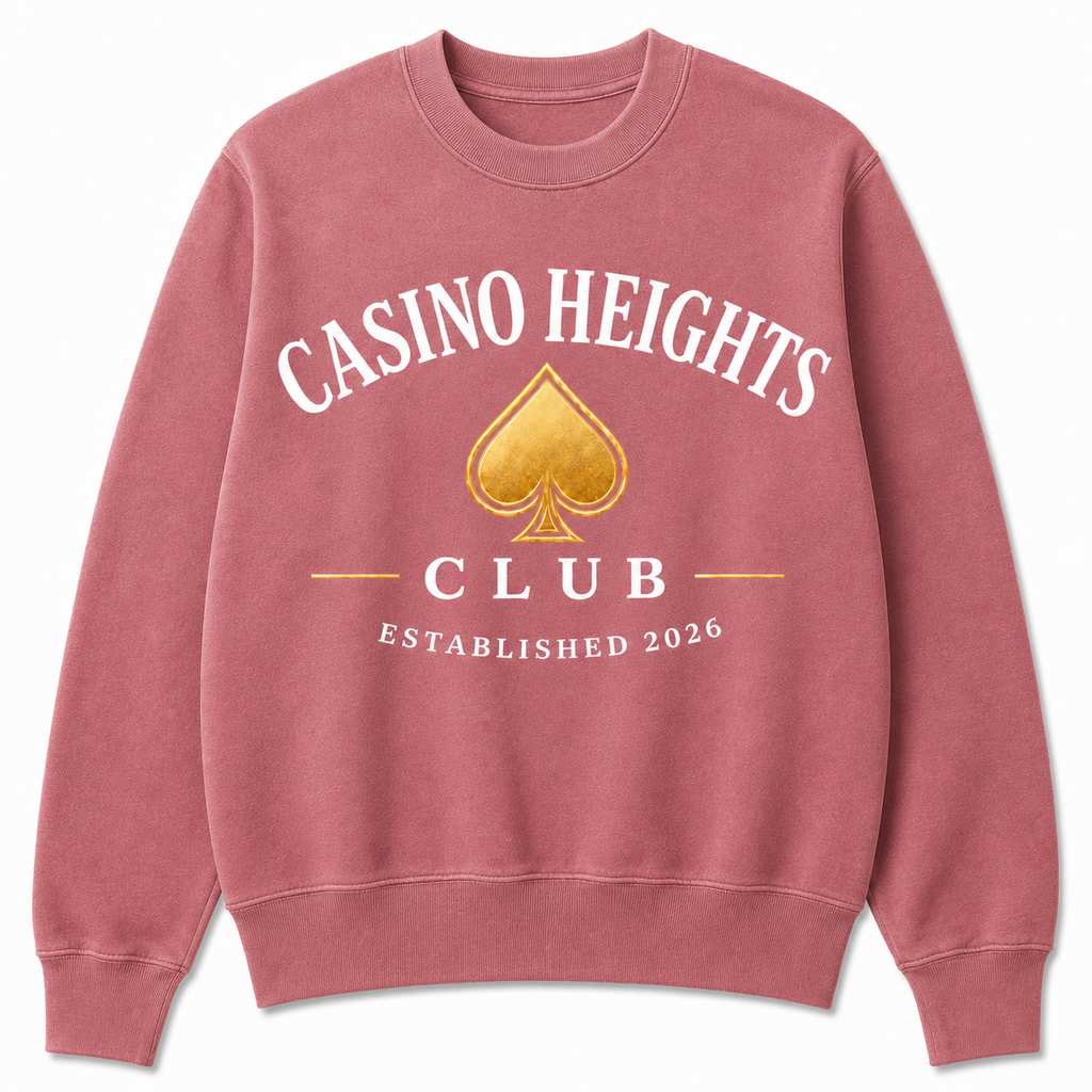 Rose Casino Heights Club Crewneck Sweatshirt