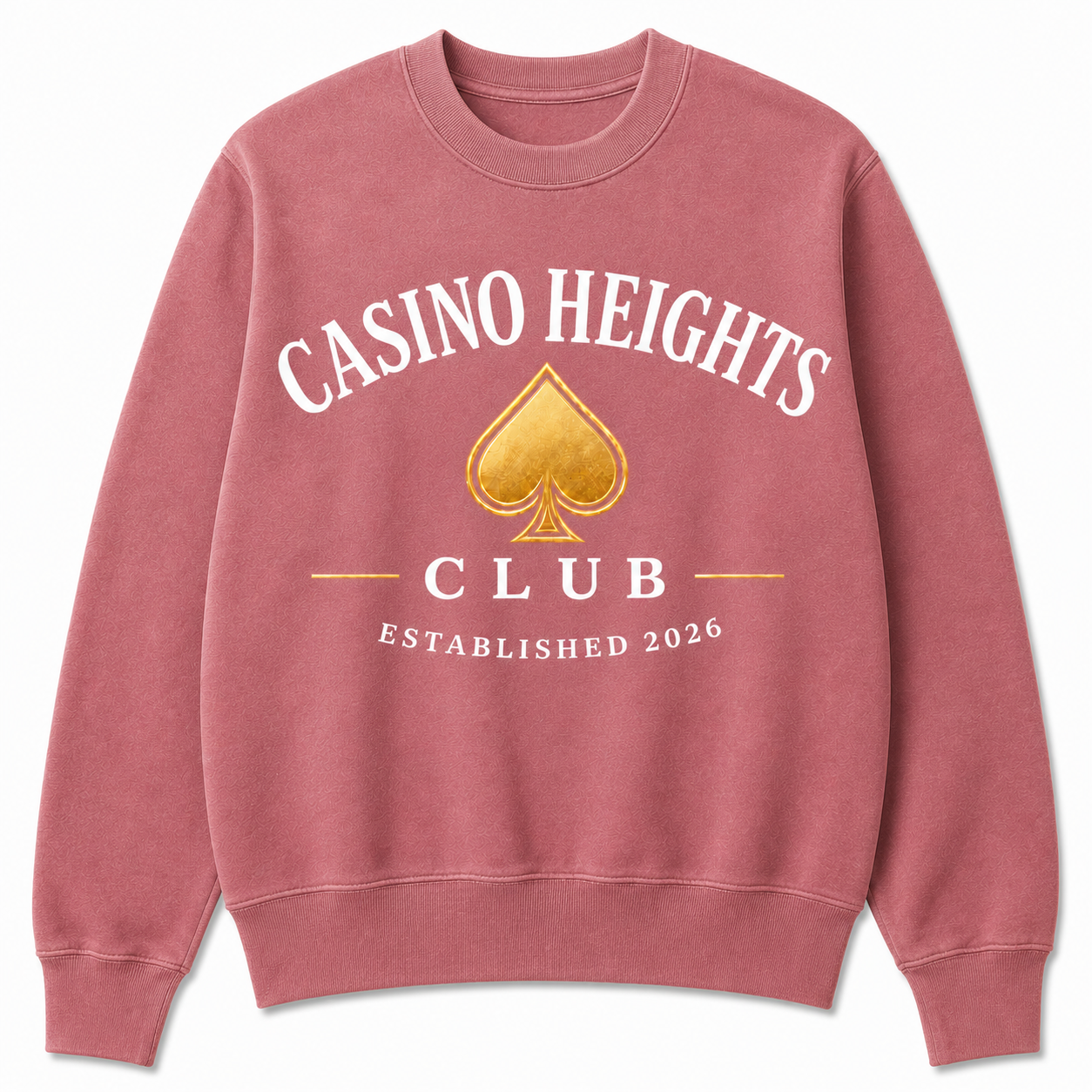 Rose Casino Heights Club Crewneck Sweatshirt