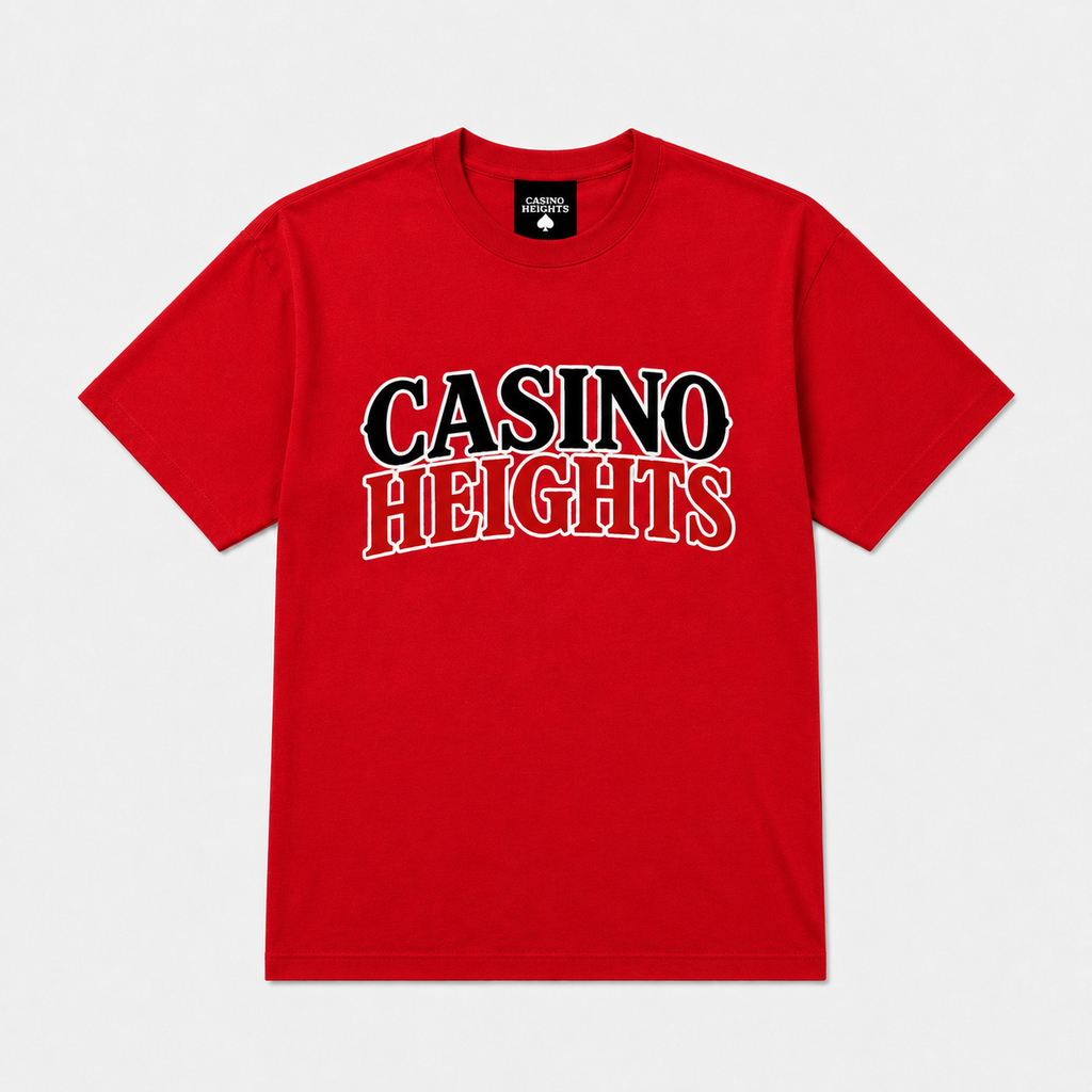 Casino Heights Signature Logo T-Shirt Red