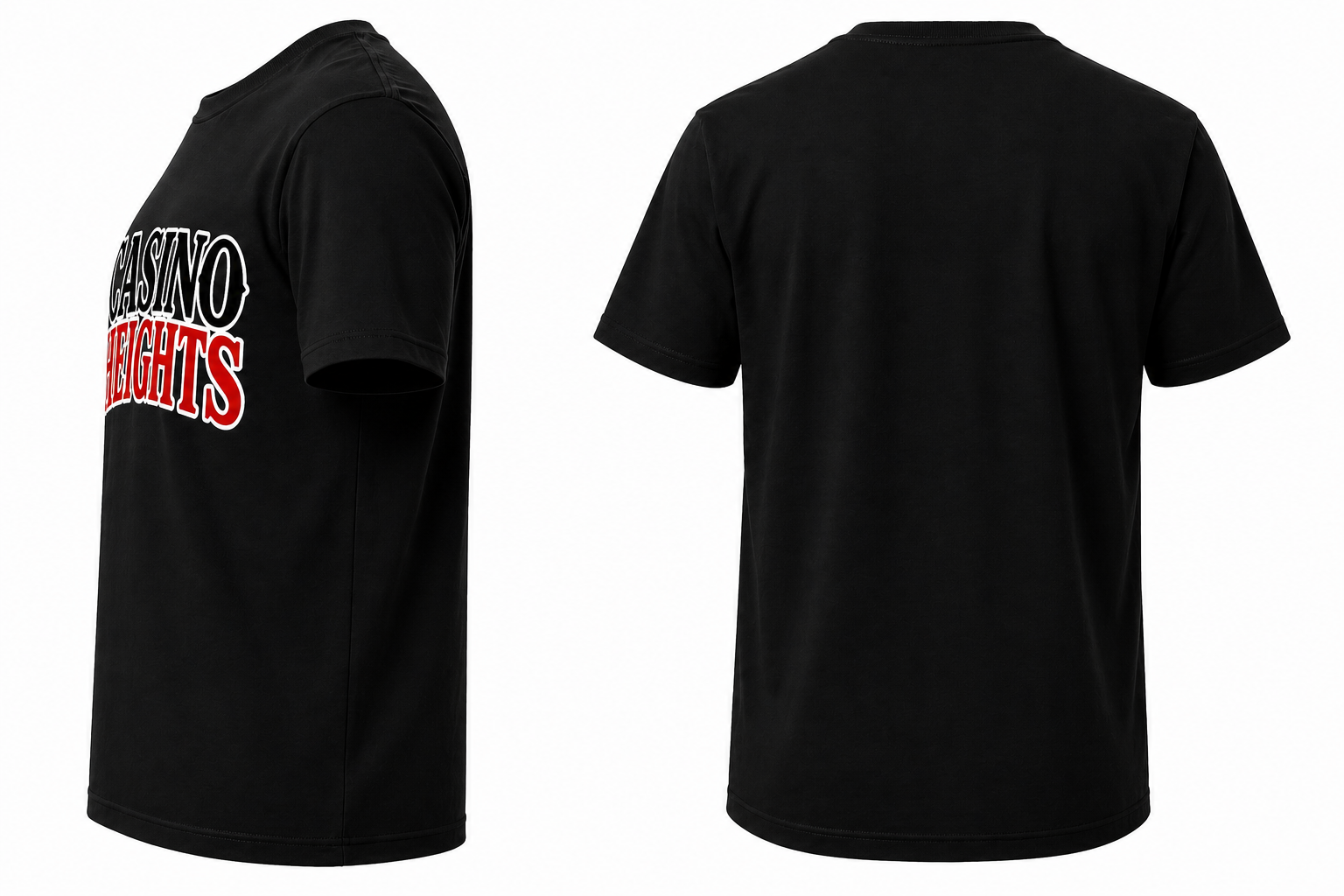 Casino Heights Signature Logo T-Shirt – Black
