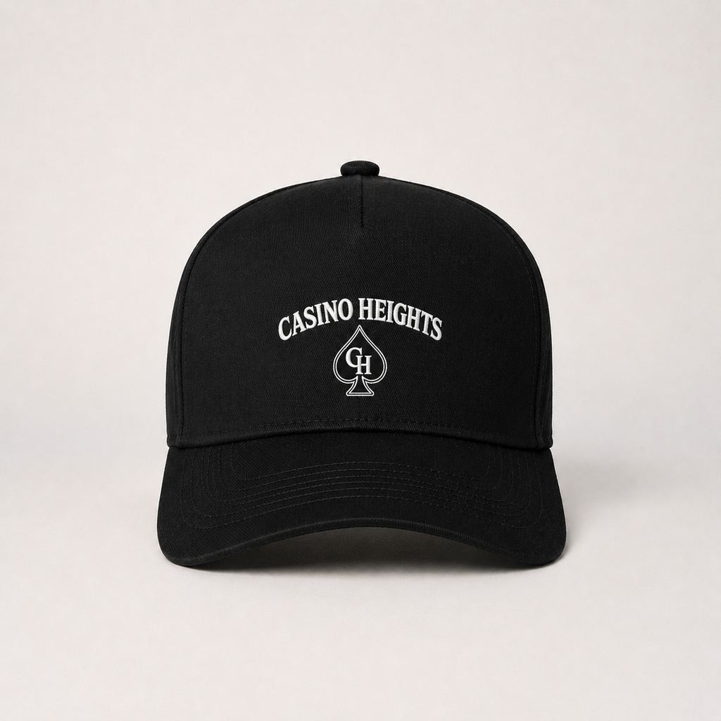 Casino Heights Spade Hat Black