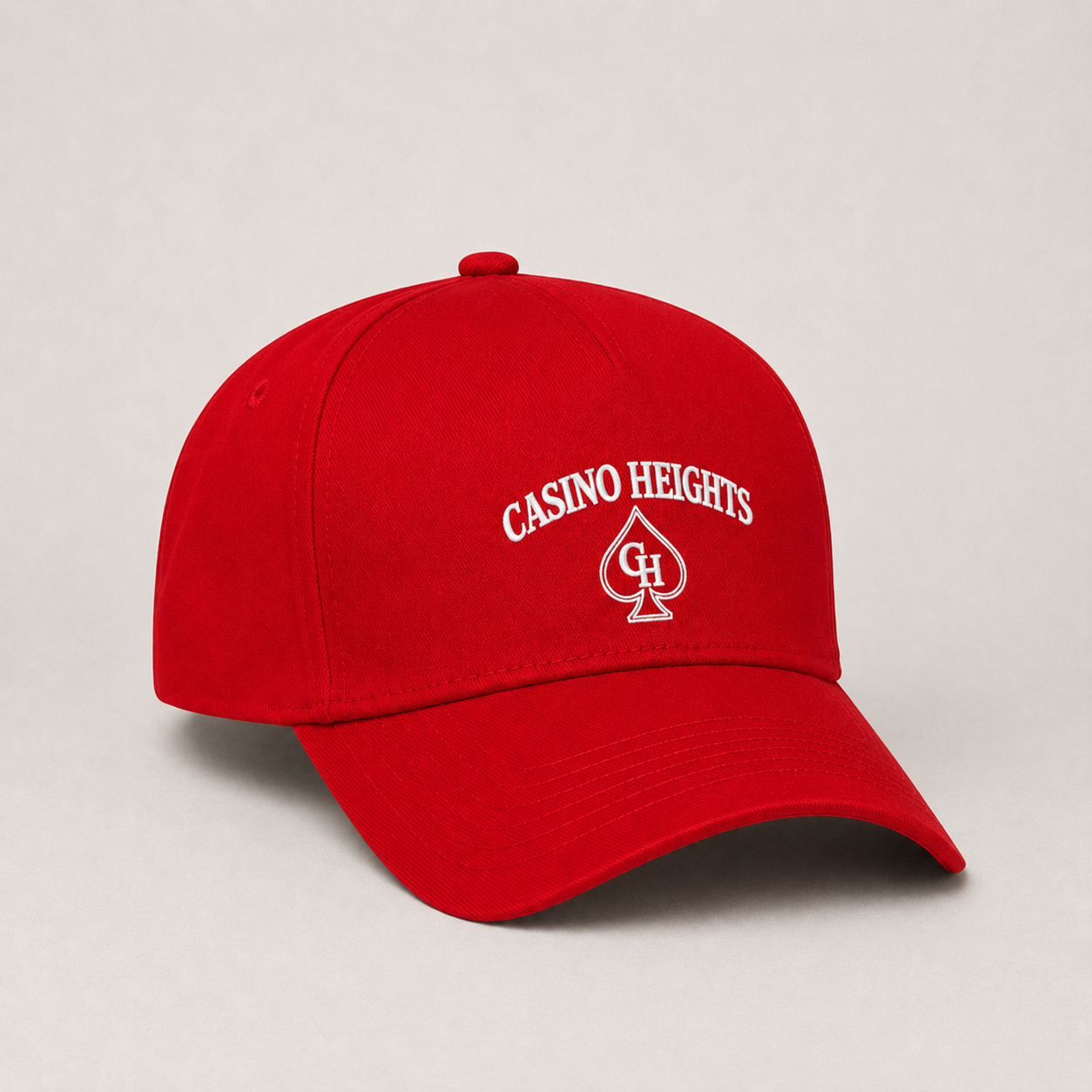 Casino Heights Spade Hat - Red
