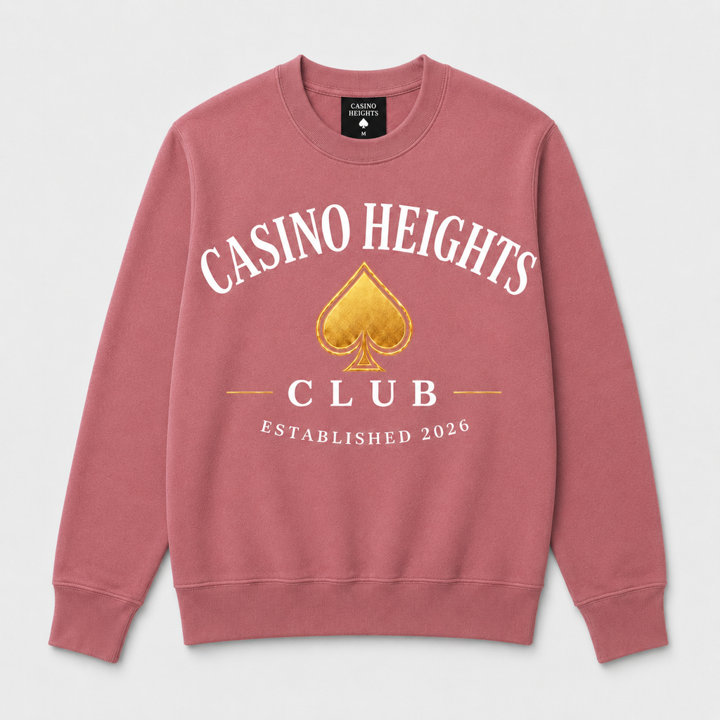 Rose Casino Heights Club Crewneck Sweatshirt