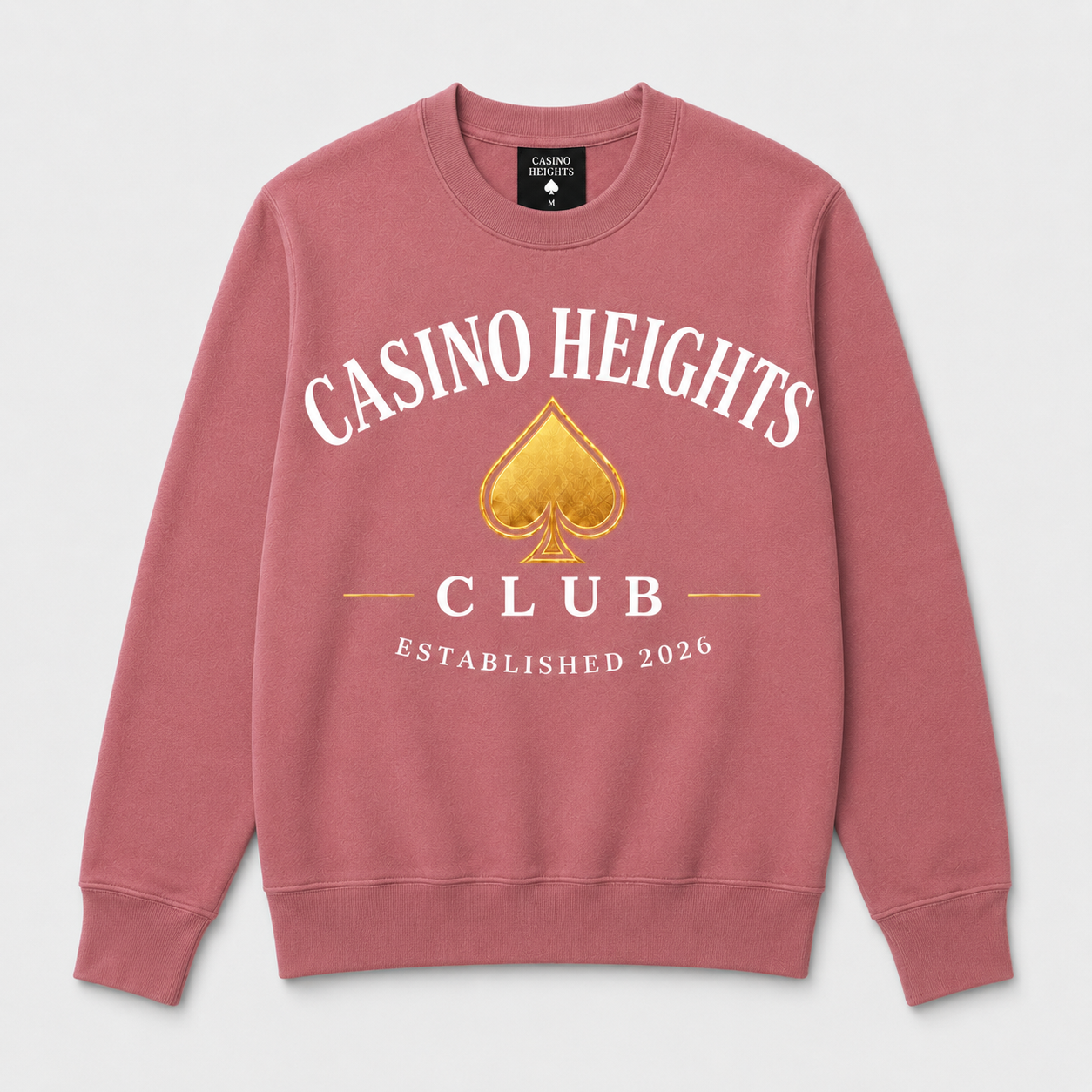 Rose Casino Heights Club Crewneck Sweatshirt