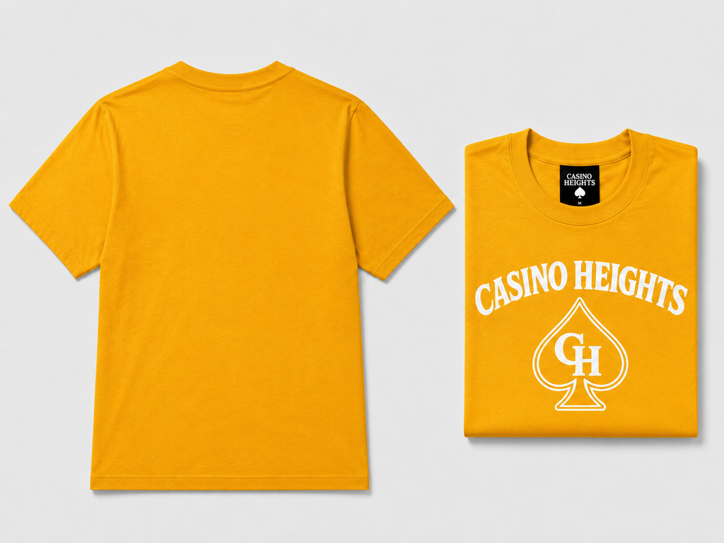 Casino Heights Staple Tee - Gold
