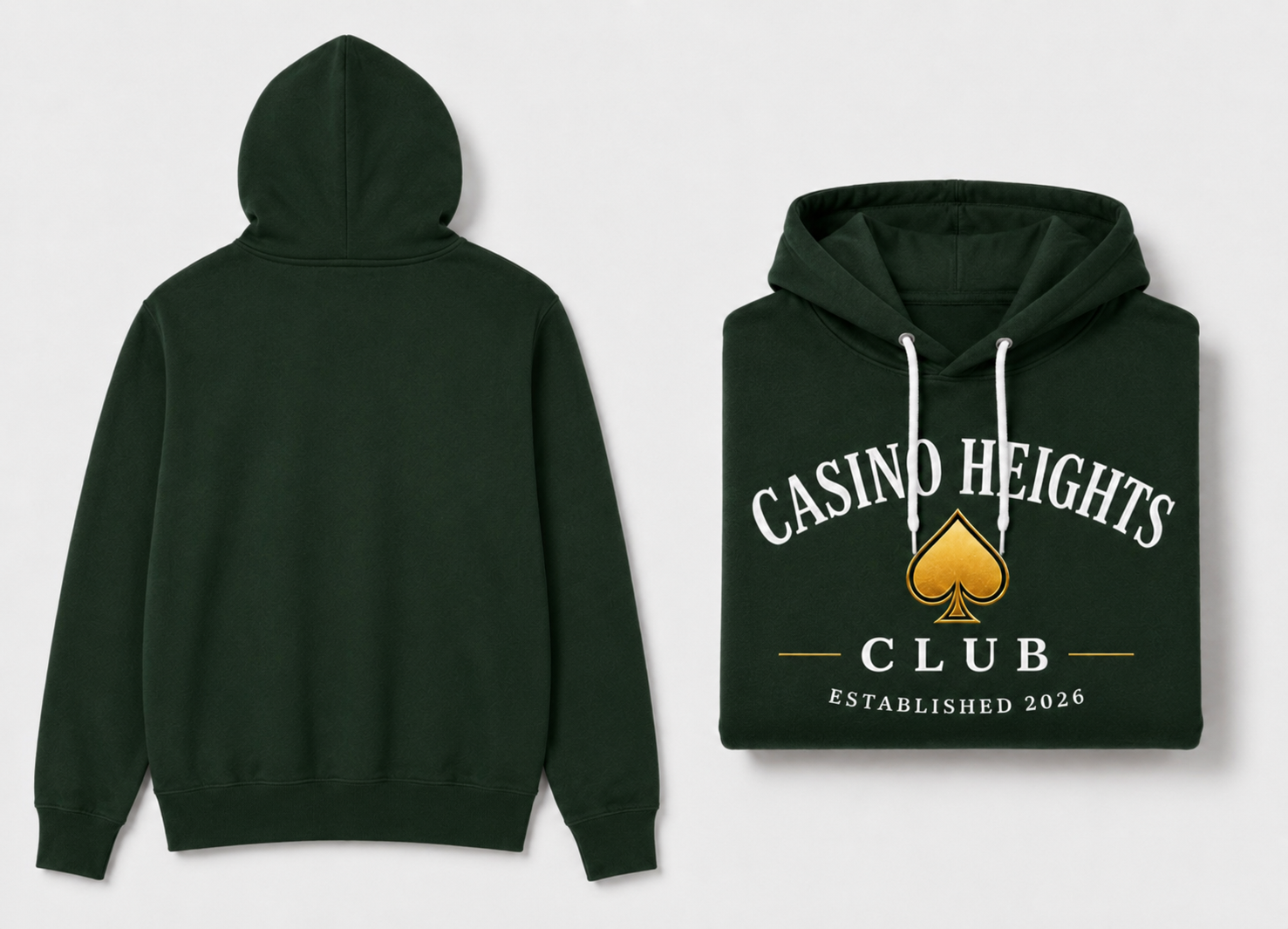 Forest Green Casino Heights Club Hoodie