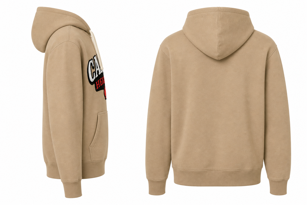 Casino Heights Classic Logo Hoodie - Tan