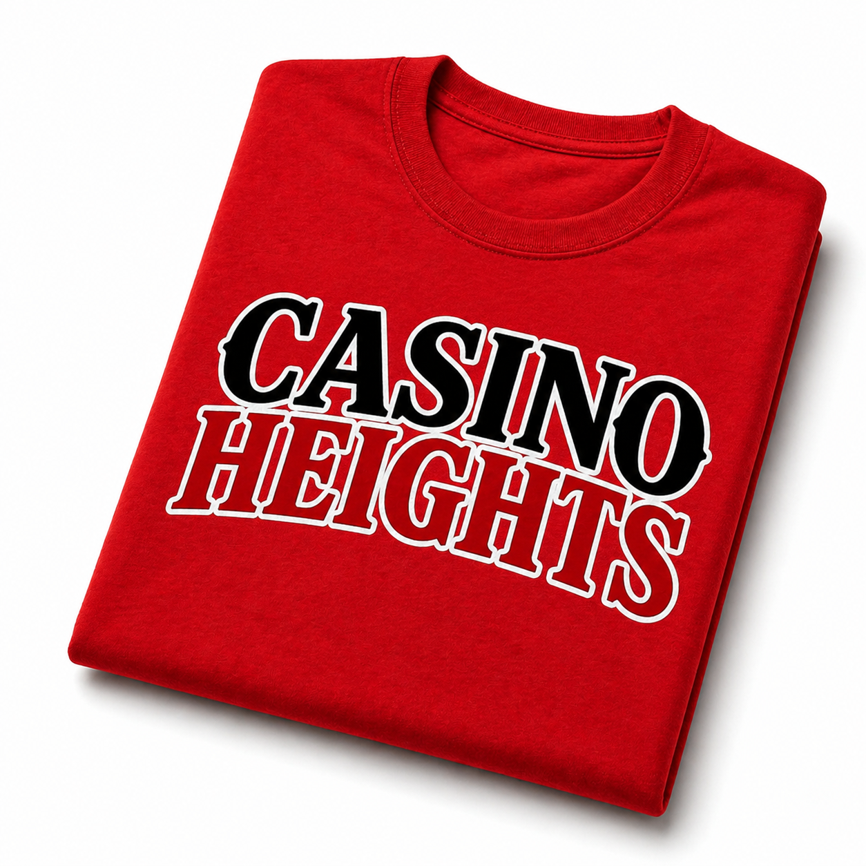 Casino Heights Signature Logo T-Shirt Red