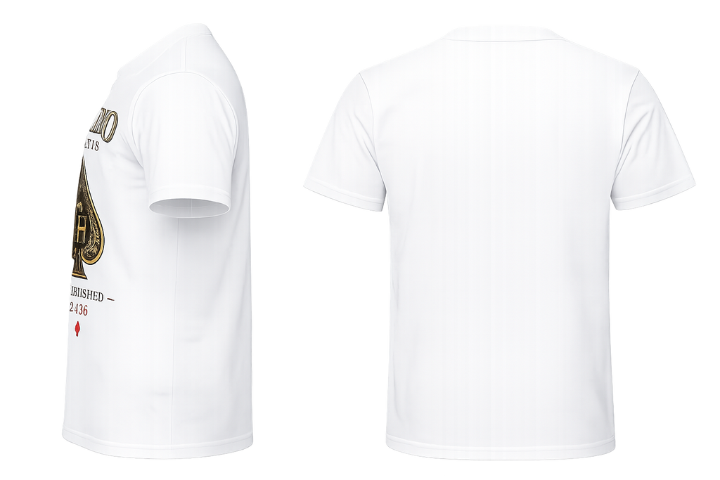 Casino Heights Established 2026 Graphic Tee – White