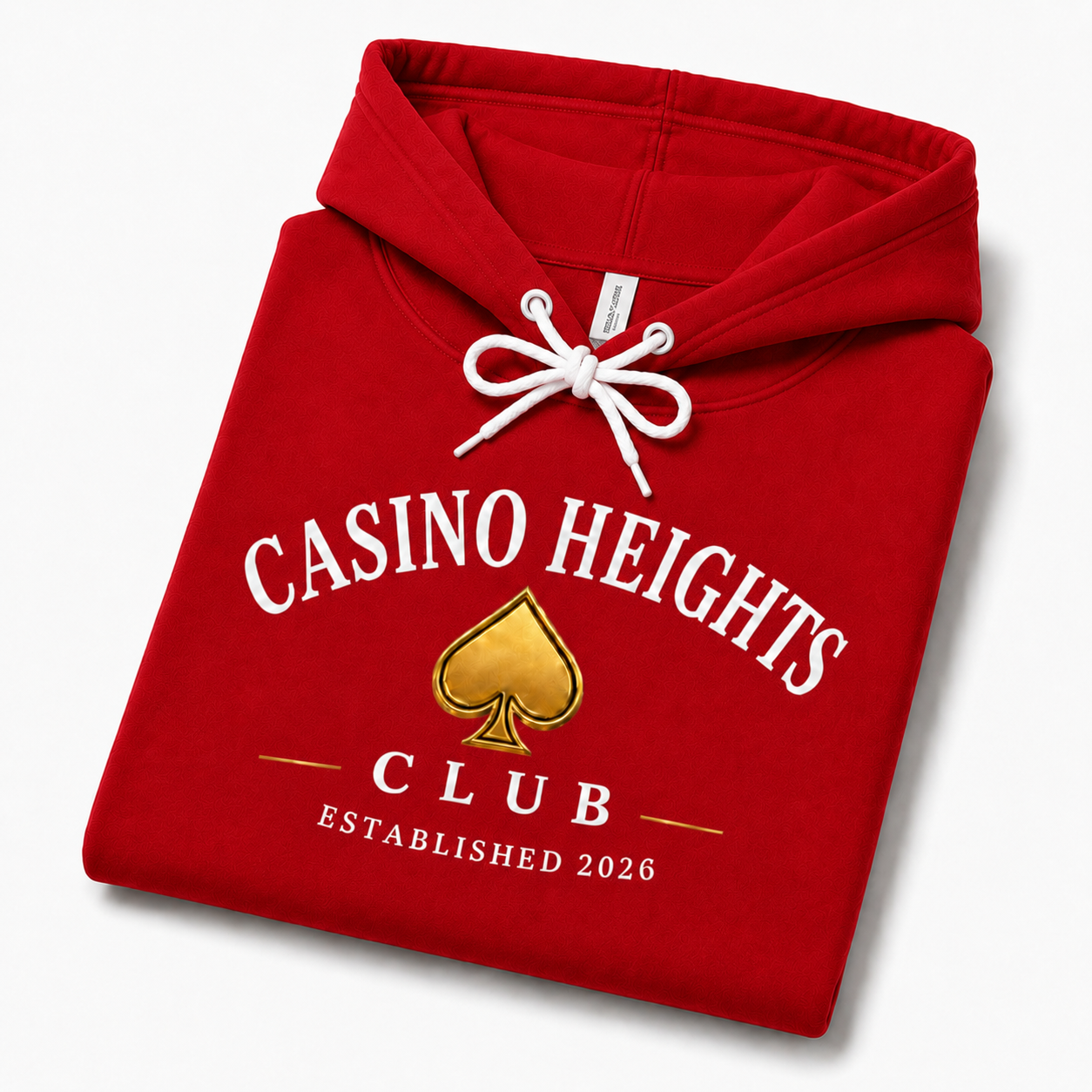 Red Casino Heights Club Hoodie