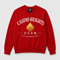 Red Casino Heights Club Crewneck Sweatshirt