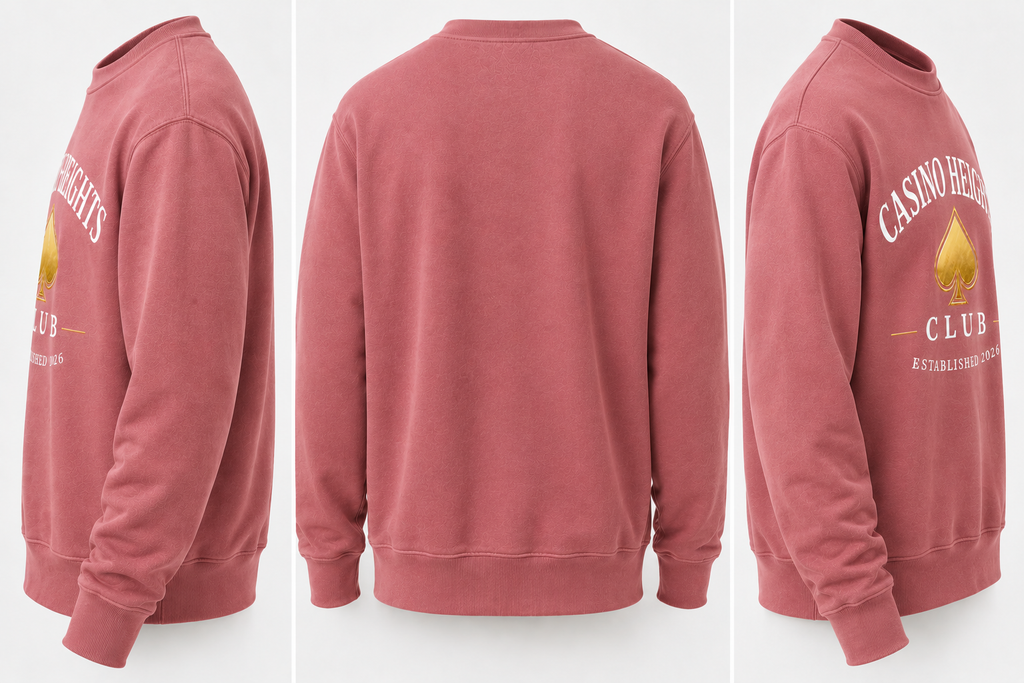 Rose Casino Heights Club Crewneck Sweatshirt