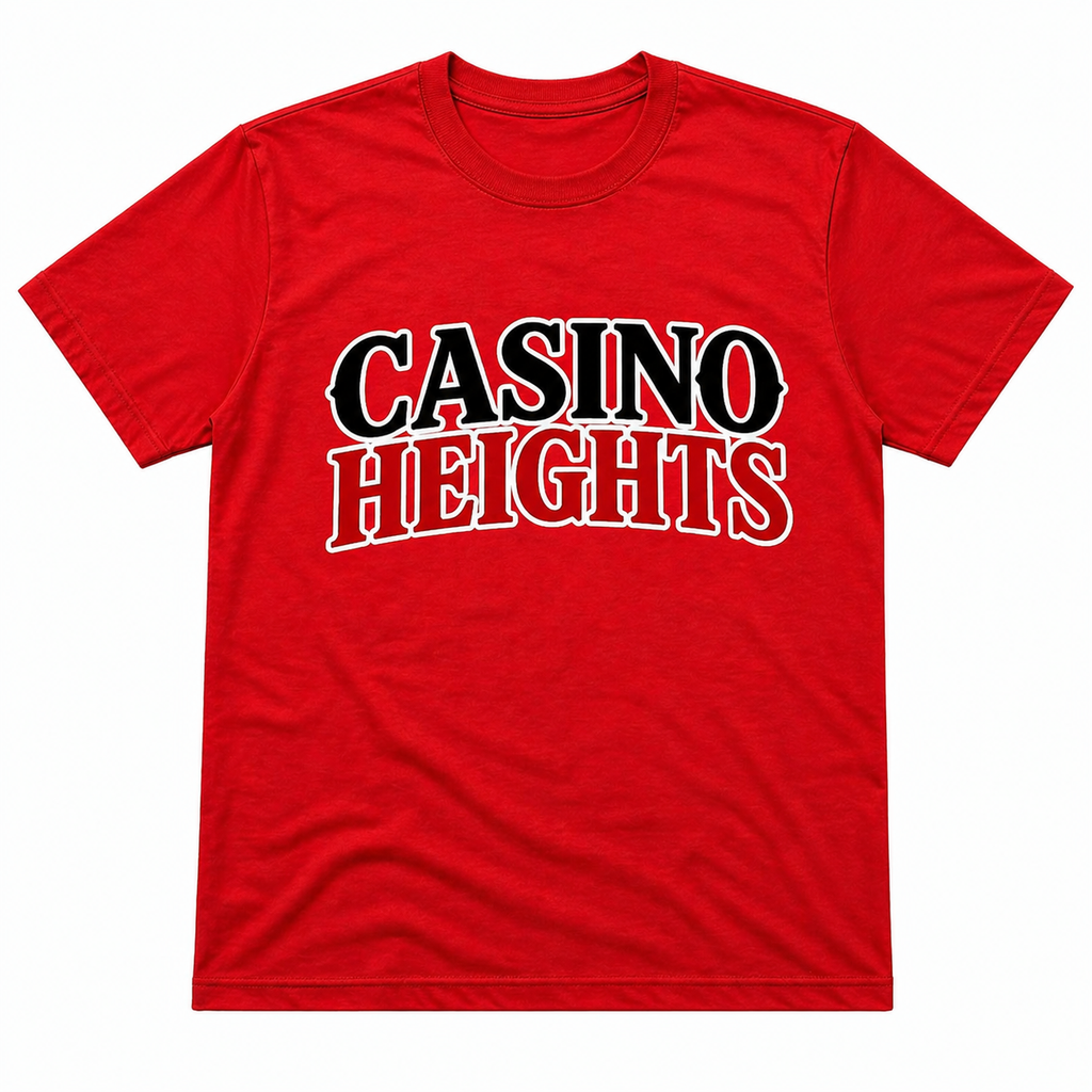 Casino Heights Signature Logo T-Shirt Red