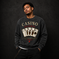 Casino Heights Royal Flush Crewneck Sweatshirt – charcoal