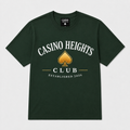 Casino Heights Club Forest Green Gold Spade Graphic Tee