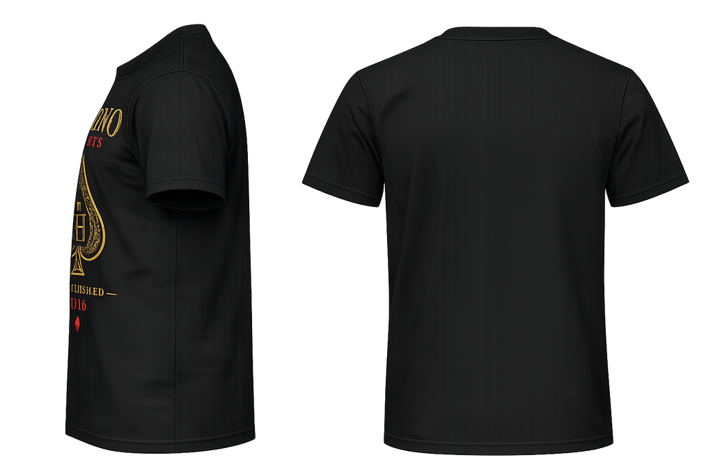 Casino Heights Established 2026 Graphic Tee – Black