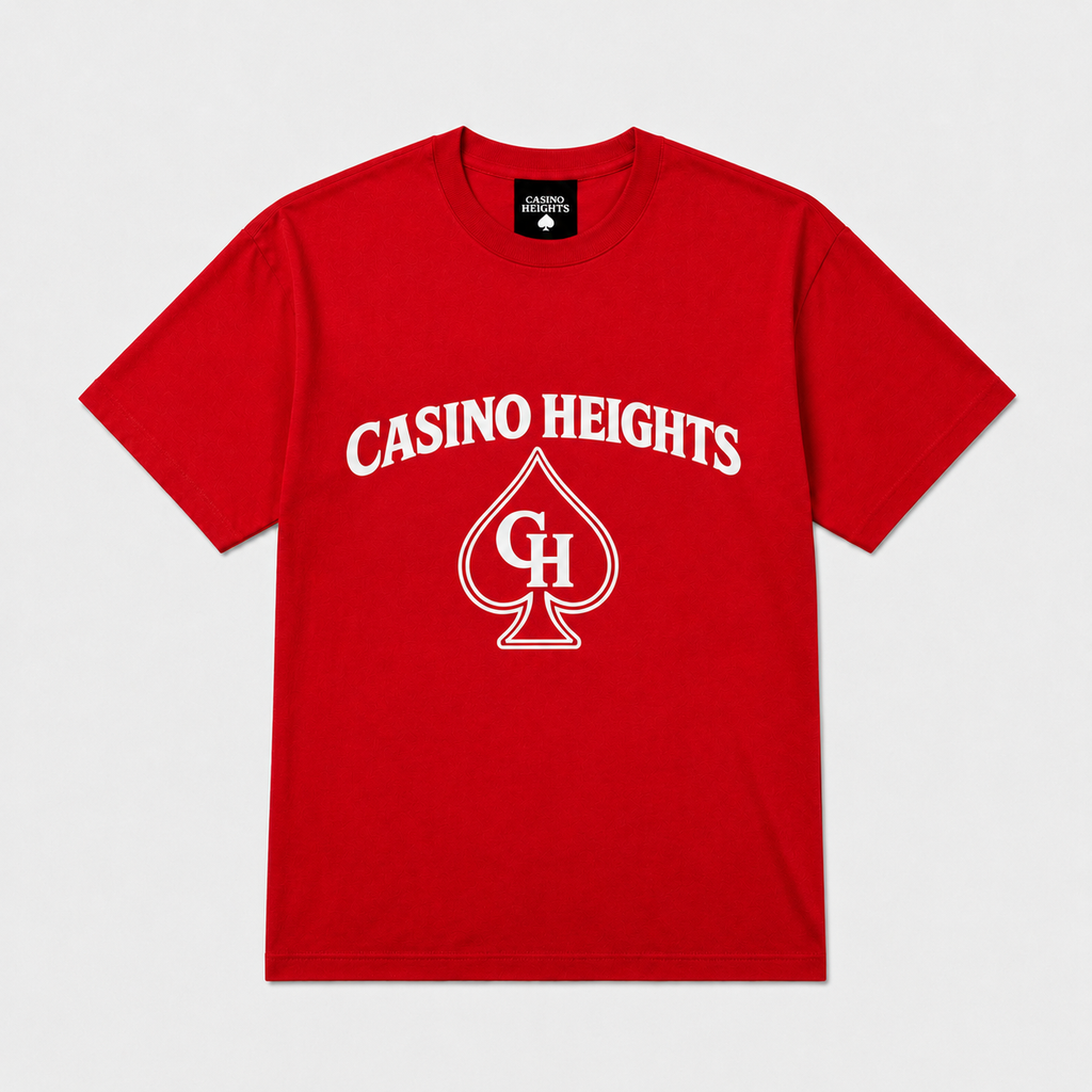 Casino Heights Staple Tee - Red