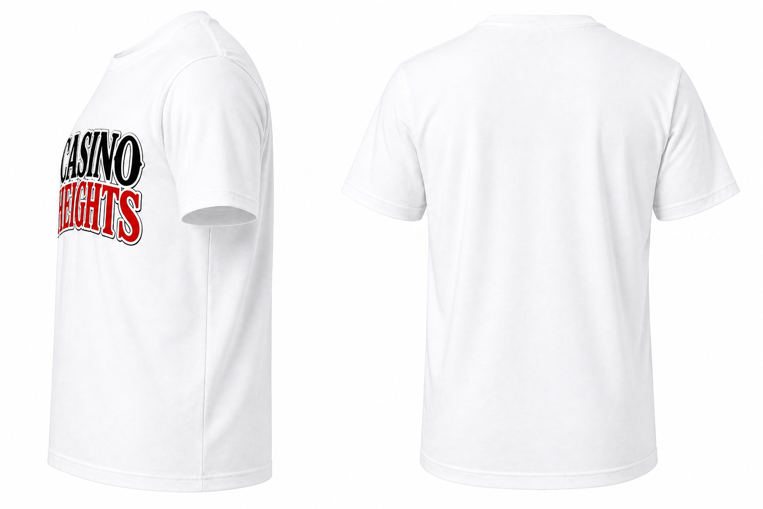 Casino Heights Signature Logo T-Shirt – White