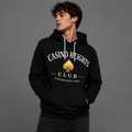 Black Casino Heights Club Hoodie
