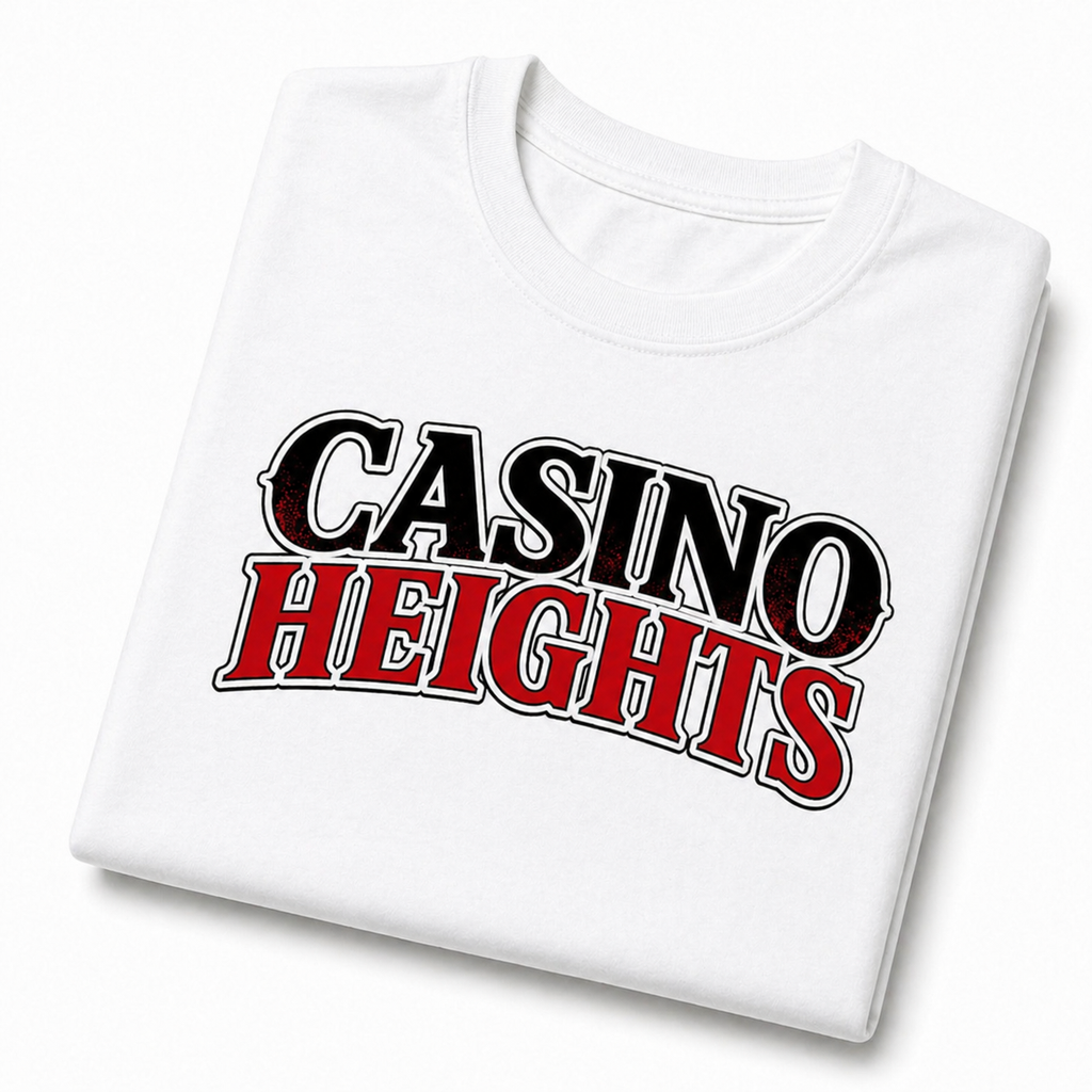 Casino Heights Signature Logo T-Shirt – White
