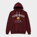 Maroon Casino Heights Club Hoodie