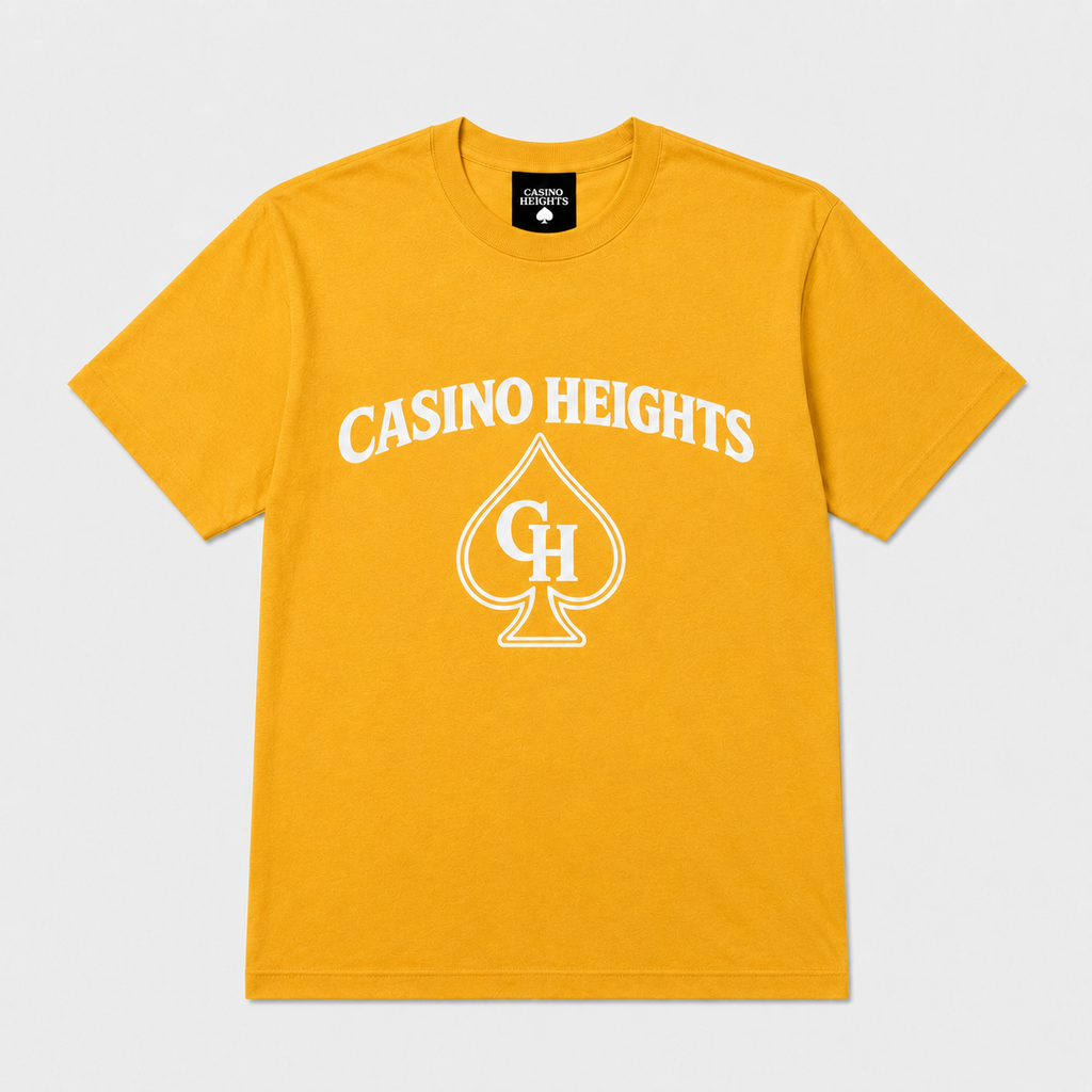Casino Heights Staple Tee - Gold