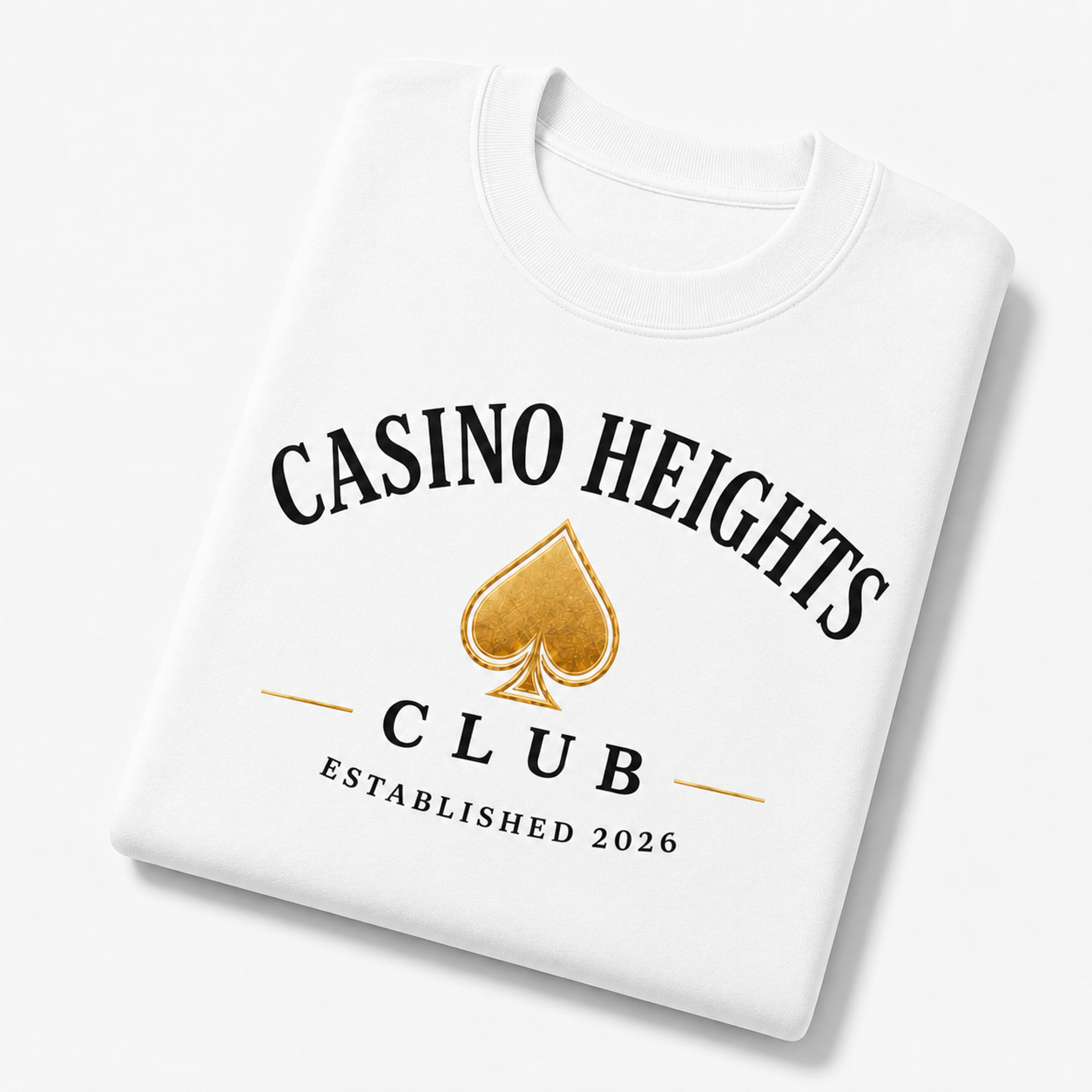 White Casino Heights Club Crewneck Sweatshirt
