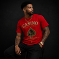 Casino Heights Established 2026 Graphic Tee – Red