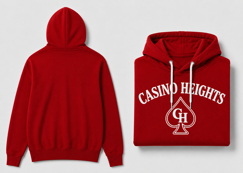 Casino Heights Staple Hoodie - Red